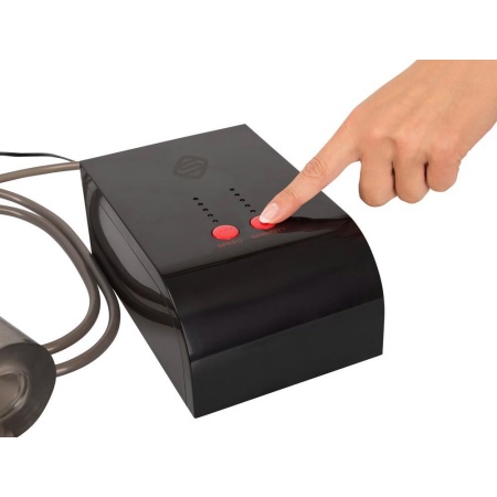 Masturbator ssący Suck-O-Mat – automatyczna stymulacja bez użycia rąk, 25 trybów, obudowa 20 × 13 × 8 cm, wąż 150 cm - 6