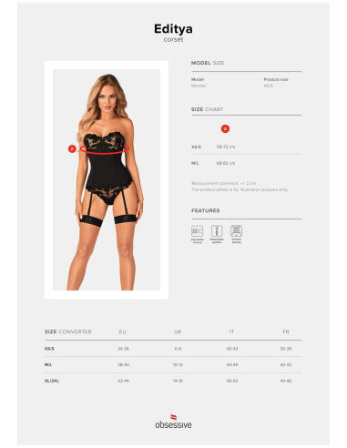 Bielizna-Editya gorset  XS/S