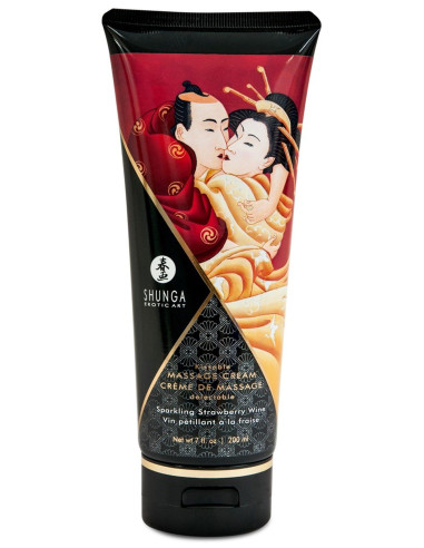 Massage Cream Sparkling Strawberry Wine