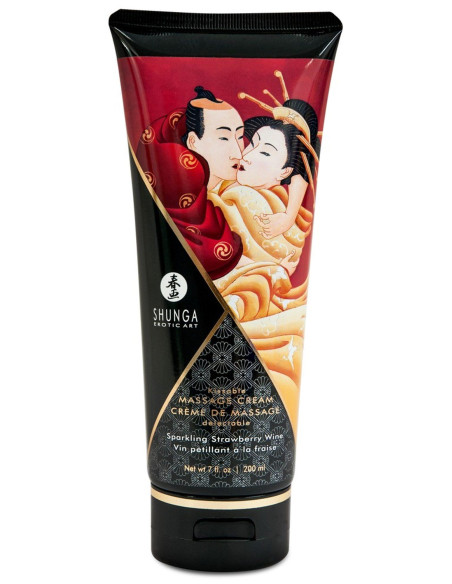 Massage Cream Sparkling Strawberry Wine