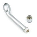 Wibrator punktu G iWhizz Probe 21 cm Srebrny - 5