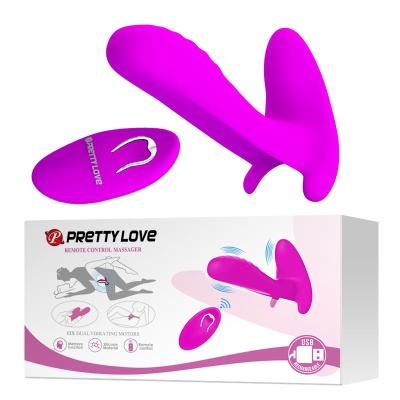 Wibrator BI-014850W z pilotem i 12 trybami wibracji, długość 18 cm - 1
