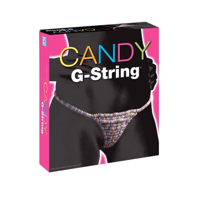 Jadalny G-String Candy G-String z koralików owocowych (18x16x4 cm) - 1
