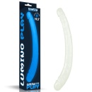 Podwójne dildo Lumino Play świecące w ciemności | 37 cm – podwójna stymulacja, realistyczna tekstura - 1