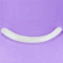 Podwójne dildo Lumino Play świecące w ciemności | 37 cm – podwójna stymulacja, realistyczna tekstura - 16