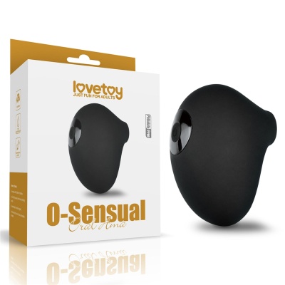 Stymulator łechtaczki O-Sensual Oral Ama – matowy silikon, czarny - 1