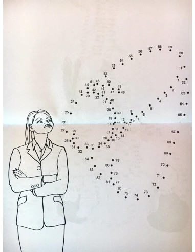 Gry-Książeczka Połącz Kropki na Wieczór Panieński