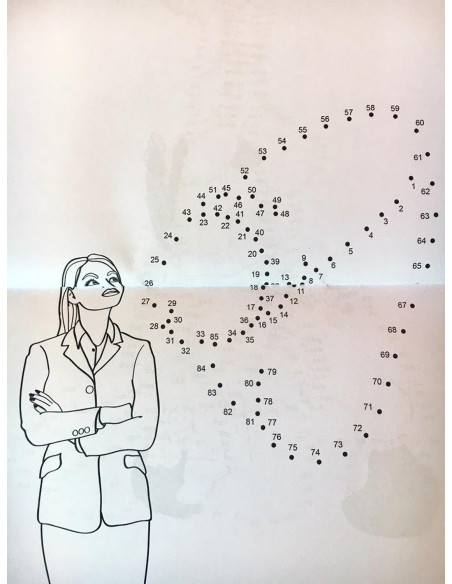 Gry-Książeczka Połącz Kropki na Wieczór Panieński