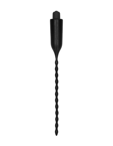 E-Stimulation Vibrating Urethral Sounding Plug - Black
