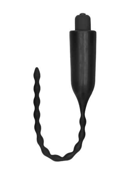 E-Stimulation Vibrating Urethral Sounding Plug - Black
