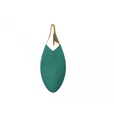 Wibrator Liberty Leaf w kształcie liścia - naszyjnik z 10 trybami wibracji i łańcuszkiem 55 cm - 1