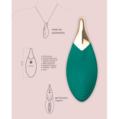 Vibrating necklace Liberty Leaf - 1 2