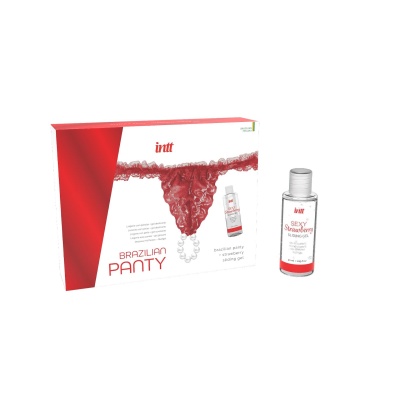 Zestaw-BRAZILIAN PANTY RED - 1
