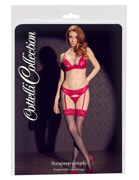 Stockings black/red 2