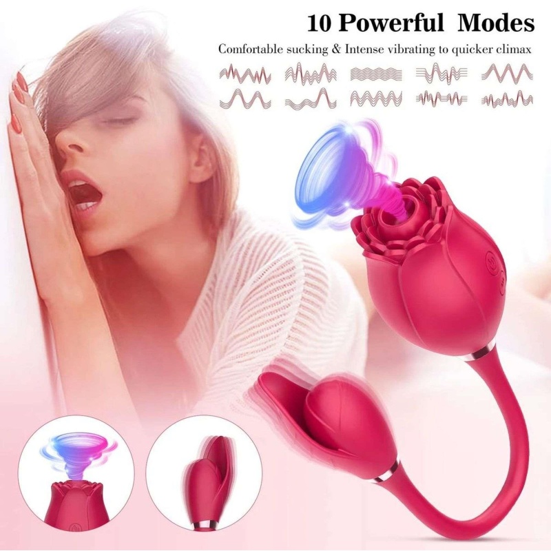 Stymulator łechtaczki USB 10 Function z Air Pulse i wibracją, 12 cm - 4