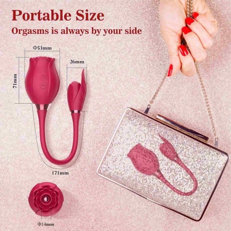 Stymulator łechtaczki USB 10 Function z Air Pulse i wibracją, 12 cm - 5