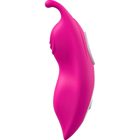 Wibrator Catcher Pink - masażer do bielizny z magnetycznym klipsem, dwoma silnikami i pilotem, wymiary 10,2 × 4,6 × 3 cm - 3