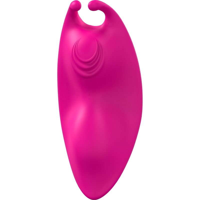 Wibrator Catcher Pink - masażer do bielizny z magnetycznym klipsem, dwoma silnikami i pilotem, wymiary 10,2 × 4,6 × 3 cm - 5