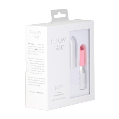Masażer łechtaczkowy Lusty 8,9 cm różowy - 1 2