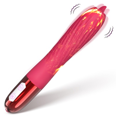 Wibrator-Silicone Vibrator USB, 10 vibration modes, Heating - 1