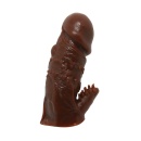 Nakładka na penisa Wolftooth z wypustkami i żebrowaniem, 13 cm - 1
