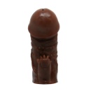 Nakładka na penisa Wolftooth z wypustkami i żebrowaniem, 13 cm - 2