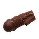 Nakładka na penisa Wolftooth z wypustkami i żebrowaniem, 13 cm - 3