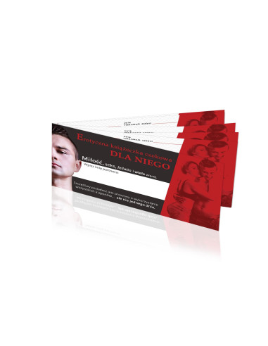 Gry-Erotyczna książeczka czekowa dla NIEGO