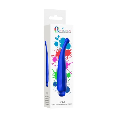 Lyra - ABS Bullet With Sleeve - 10-Speeds - Royal Blue - 1
