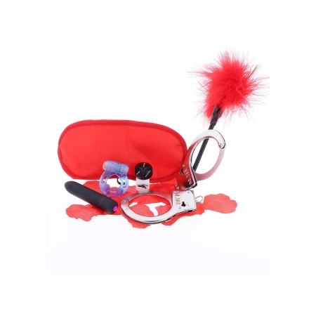 Zestaw BDSM The Kinky Fantasy Kit – 7-częściowy: wibrator, pierścień erekcyjny, kajdanki - 2