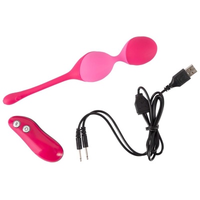 Kulki miłosne Remote Controlled z pilotem i 7 trybami wibracji, 21,1 cm - 1 2