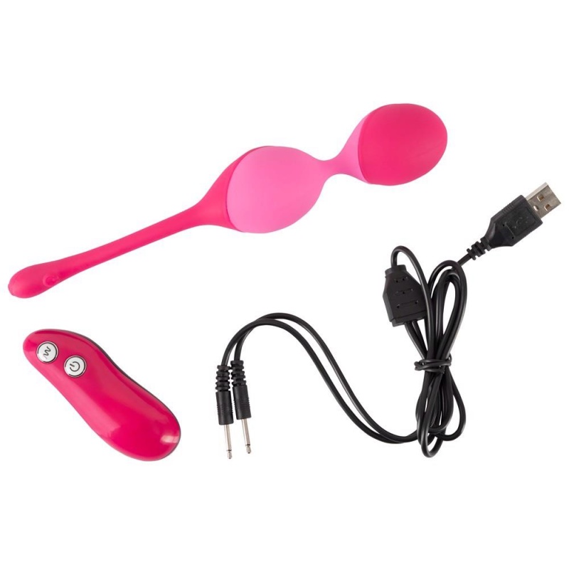 Kulki miłosne Remote Controlled z pilotem i 7 trybami wibracji, 21,1 cm - 2