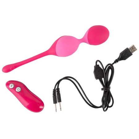 Kulki miłosne Remote Controlled z pilotem i 7 trybami wibracji, 21,1 cm - 2