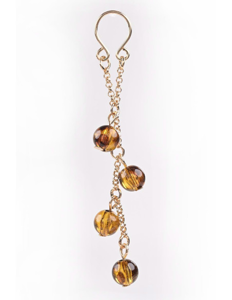 SPORTSHEETS AMBER NIPPLE JEWELRY