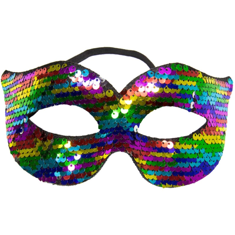 Maska na oczy Rainbow Mask 23 x 20 cm tęczowa - 2