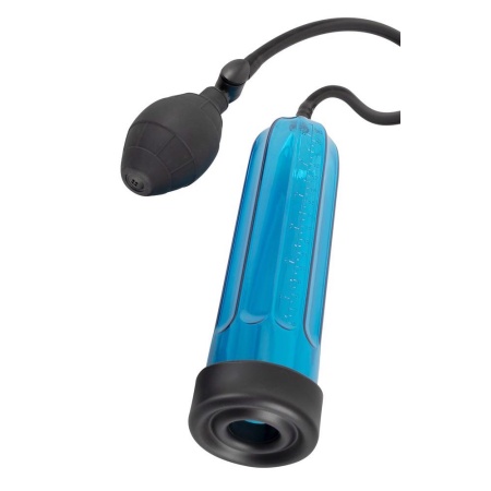Pompka do penisa Smile Pump z przezroczystym cylindrem 24 cm, skalą pomiarową i ręczną pompą kulową - 6