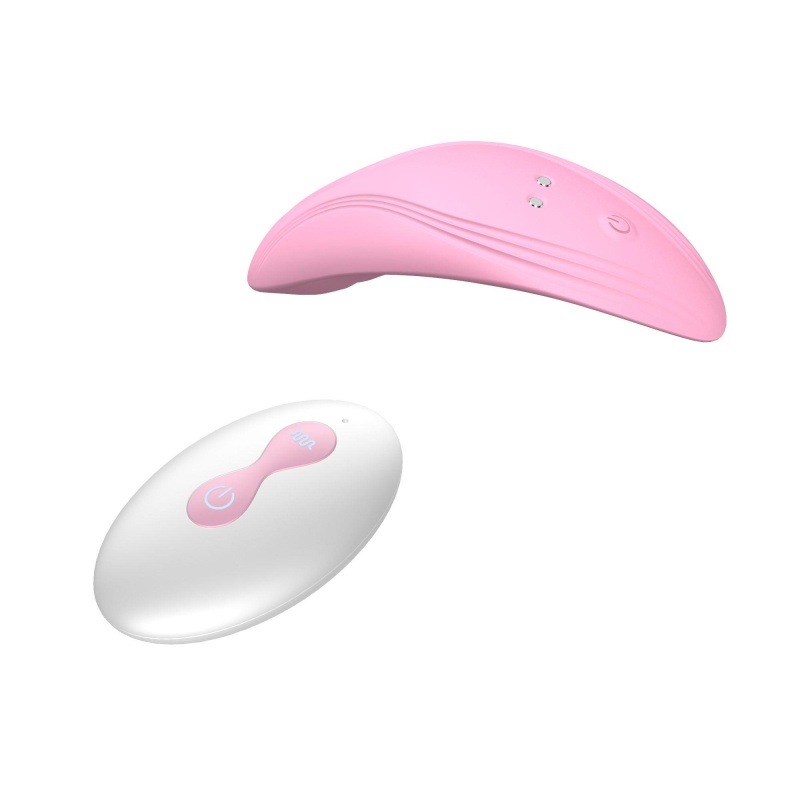 Ultrathin Wearable remote mini vibe PINK - 1