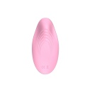 Mini Wibrator Ultrathin Wearable Remote PINK - Ultrapłaski, Zakrzywiony Kształt z Silikonu Medycznego i Pilotem Zdalnego Sterowa - 4