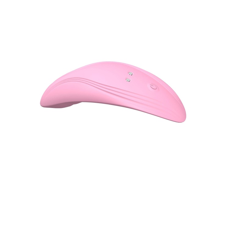 Mini Wibrator Ultrathin Wearable Remote PINK - Ultrapłaski, Zakrzywiony Kształt z Silikonu Medycznego i Pilotem Zdalnego Sterowa - 8