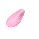 Mini Wibrator Ultrathin Wearable Remote PINK - Ultrapłaski, Zakrzywiony Kształt z Silikonu Medycznego i Pilotem Zdalnego Sterowa - 9