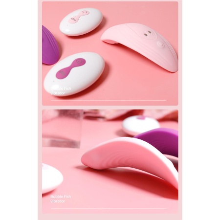 Mini Wibrator Ultrathin Wearable Remote PINK - Ultrapłaski, Zakrzywiony Kształt z Silikonu Medycznego i Pilotem Zdalnego Sterowa - 18