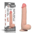 Dildo Sliding Skin Dual Layer 23 cm Flesh - 1