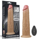 Wibrator rotacyjny Dual Layered Platinum Silicone 20,5 cm - 1