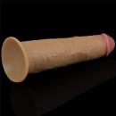 Wibrator rotacyjny Dual Layered Platinum Silicone 20,5 cm - 8