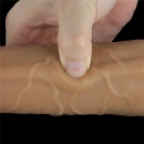 Wibrator rotacyjny Dual Layered Platinum Silicone 20,5 cm - 10