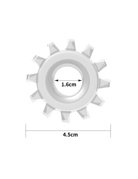 POWER PLUS Cockring Clear 