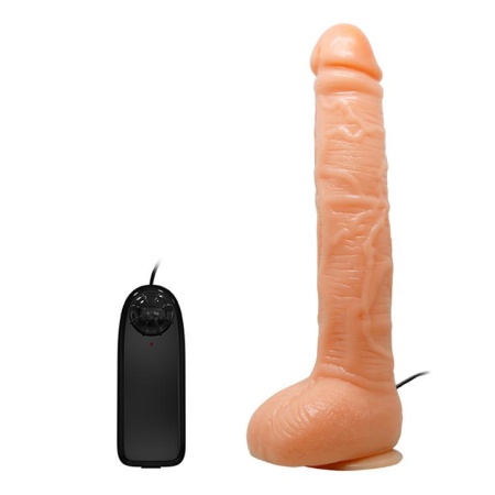 Realistyczny wibrator Penis Vibration z przyssawką, 24 cm - 3