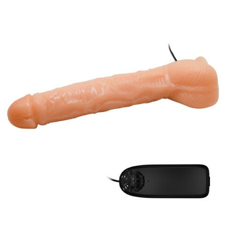 Realistyczny wibrator Penis Vibration z przyssawką, 24 cm - 4