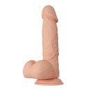 Realistyczne dildo Beautiful Bahamut z łukiem i przyssawką, 21,8 cm - 4