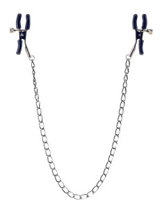 Stymulator- Squeeze N Please Nipple Chain Silver 2
